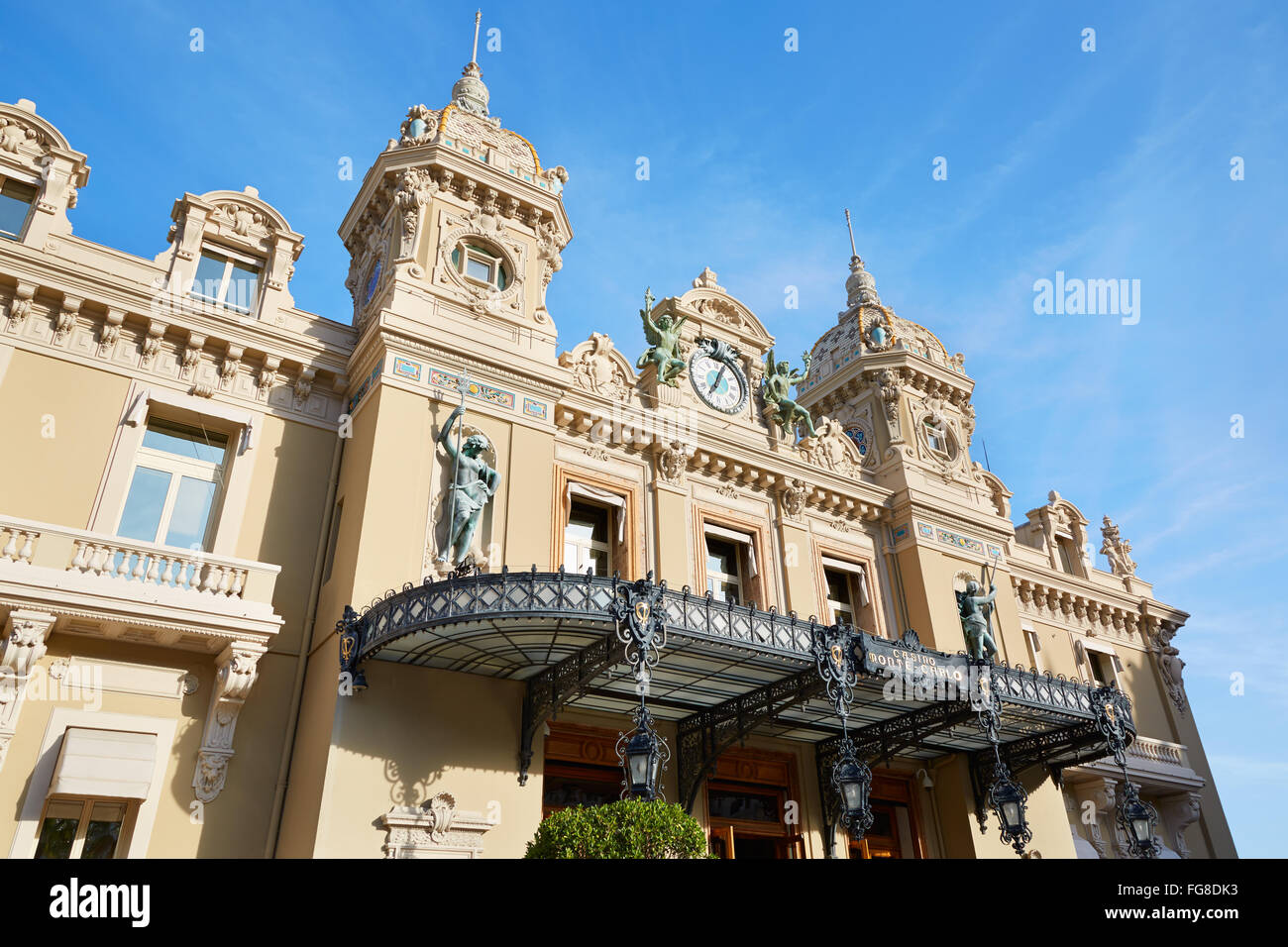 Grand Casino building facade in summer afternoon in Monte Carlo Stock Photo
