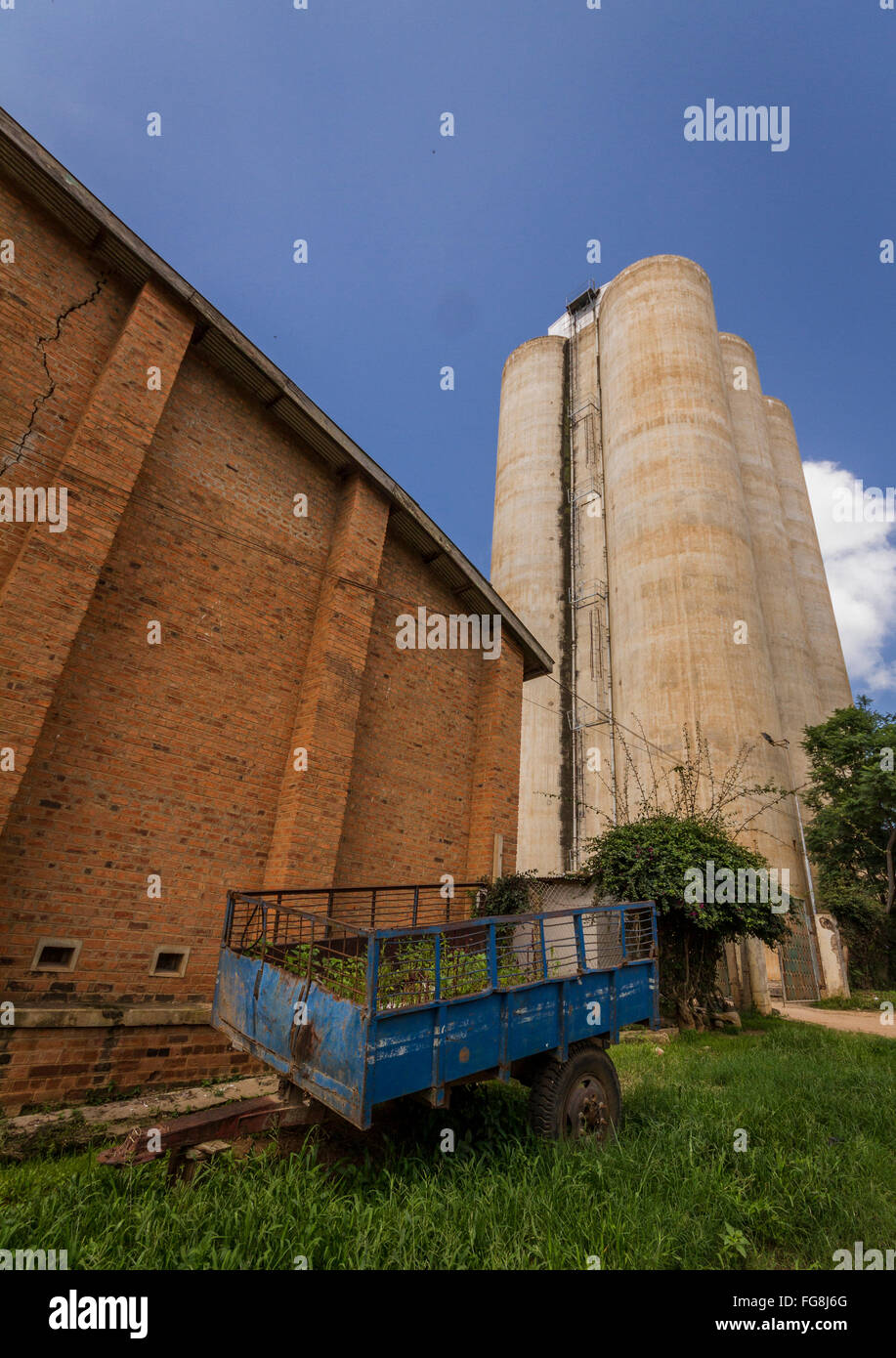 The Iringa grain store Stock Photo