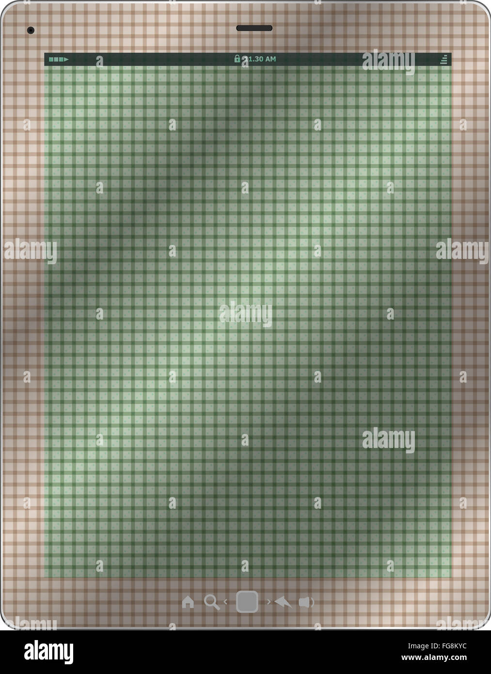 Digital pad vector illustration. All colors and layers editable, for ...
