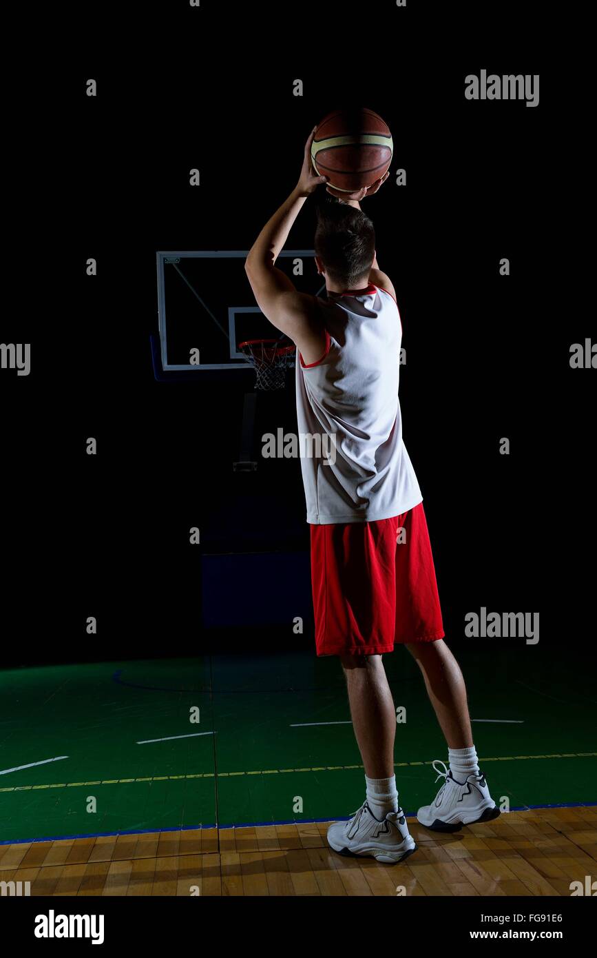 basketball player in action Stock Photo - Alamy