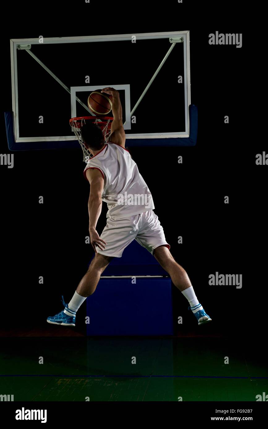 basketball player in action Stock Photo Alamy
