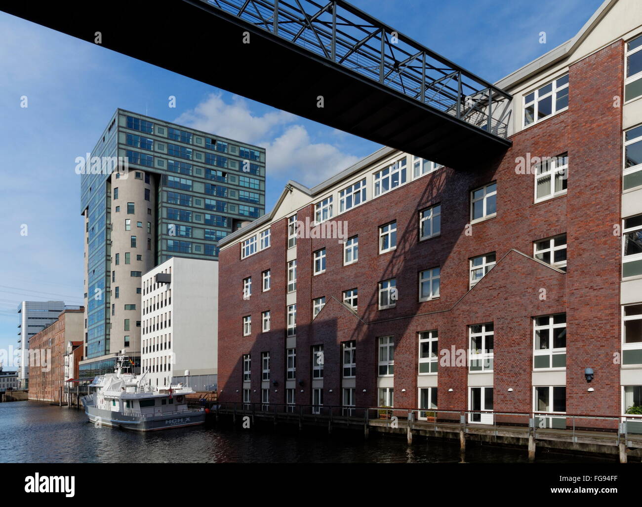 geography / travel, Germany, Hamburg, Harburg, Binnenhafen, Additional-Rights-Clearance-Info-Not-Available Stock Photo