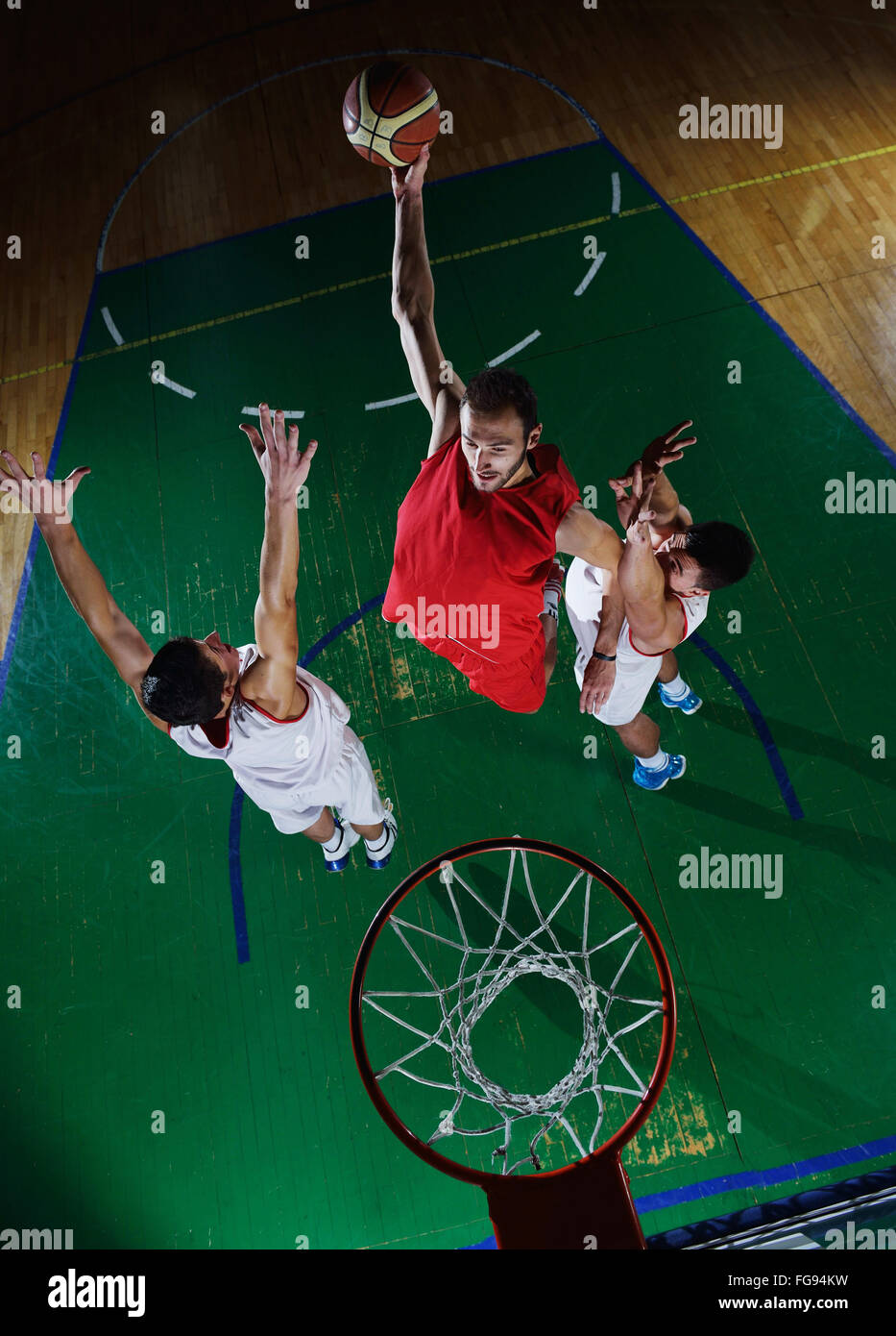 basketball player in action Stock Photo - Alamy