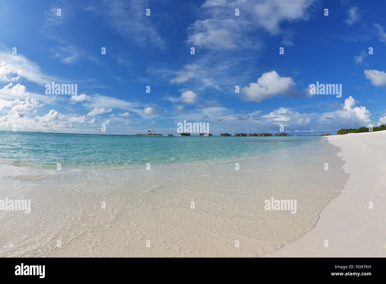 Tropical Beach Landscape Stock Photo - Alamy