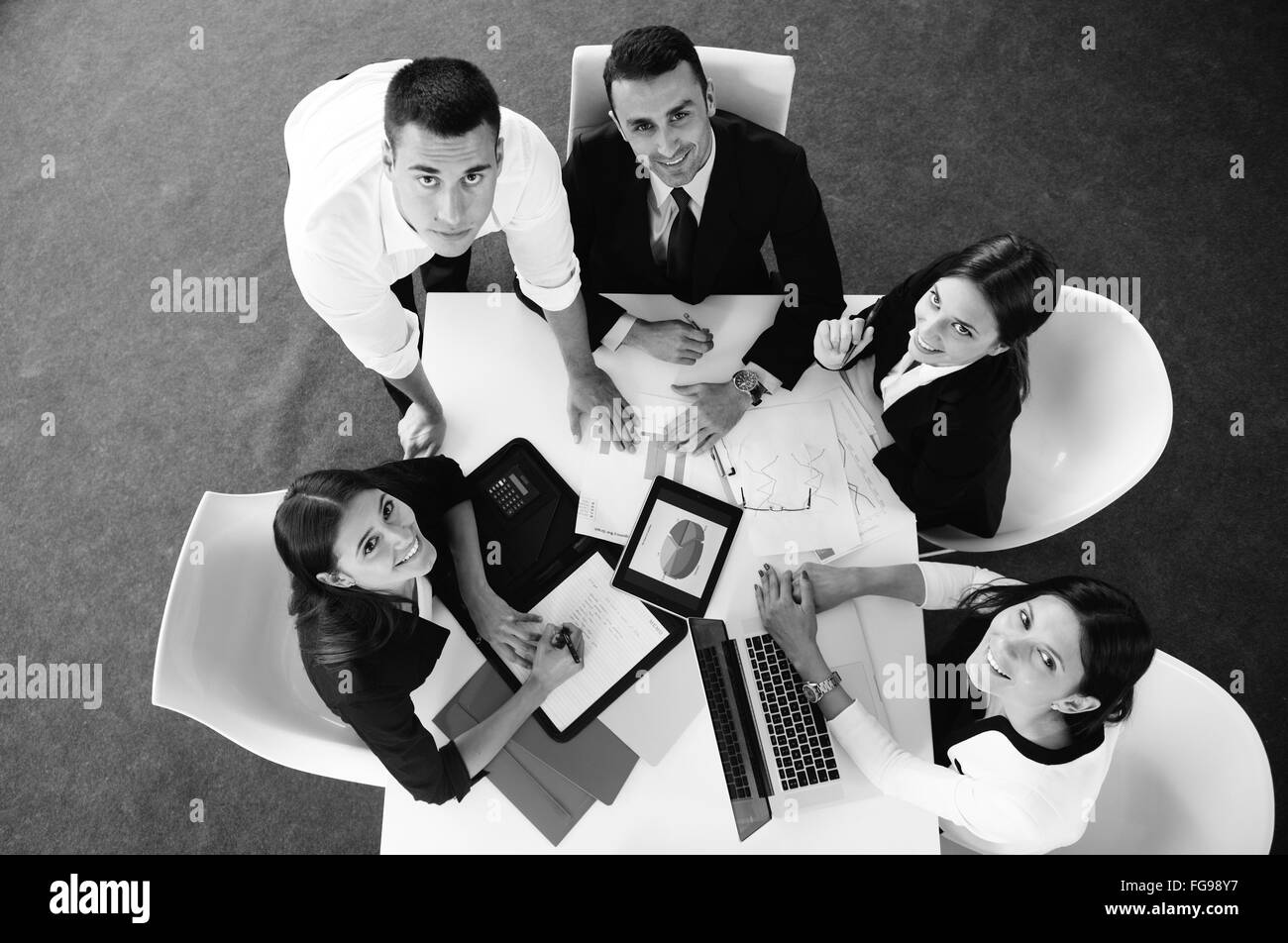 business people in a meeting at office Stock Photo - Alamy
