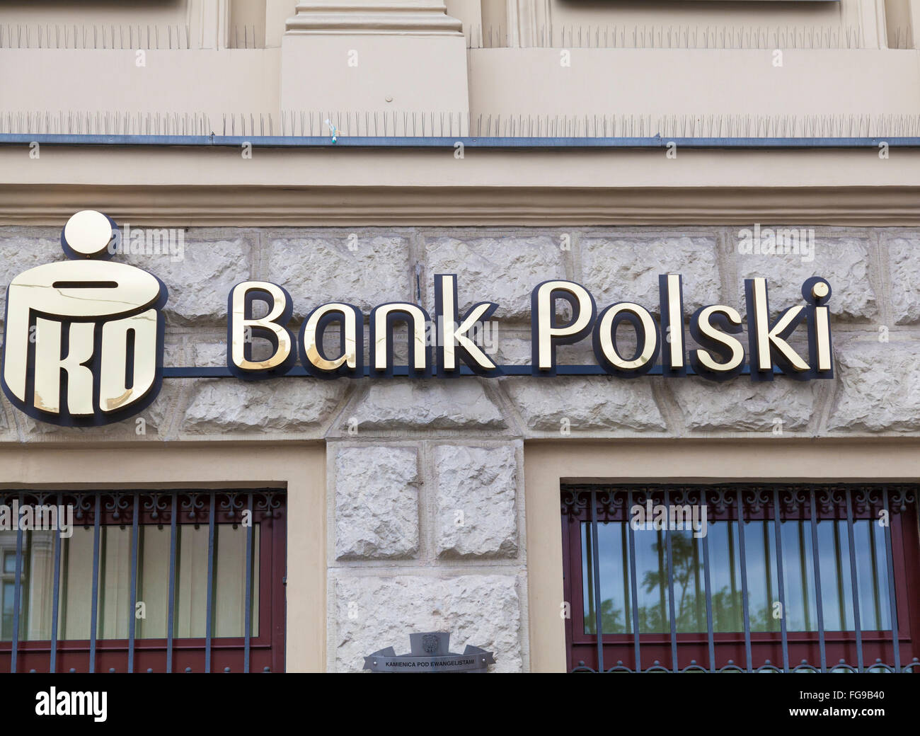 PKO Bank Polski, Krakow, Poland Stock Photo