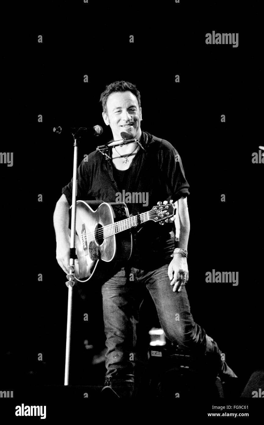 Bruce springsteen the boss and the e street band Black and White Stock