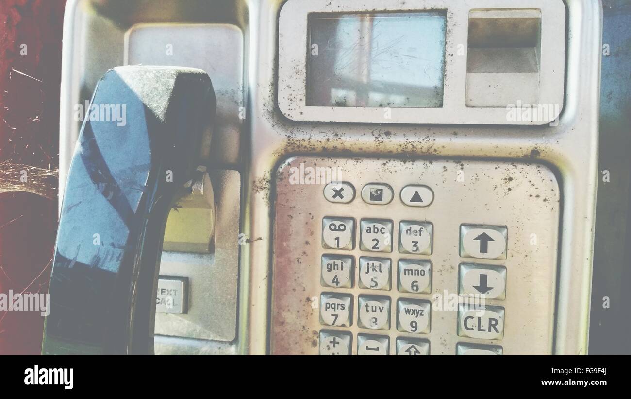 Abandoned telephone booth hi-res stock photography and images - Alamy