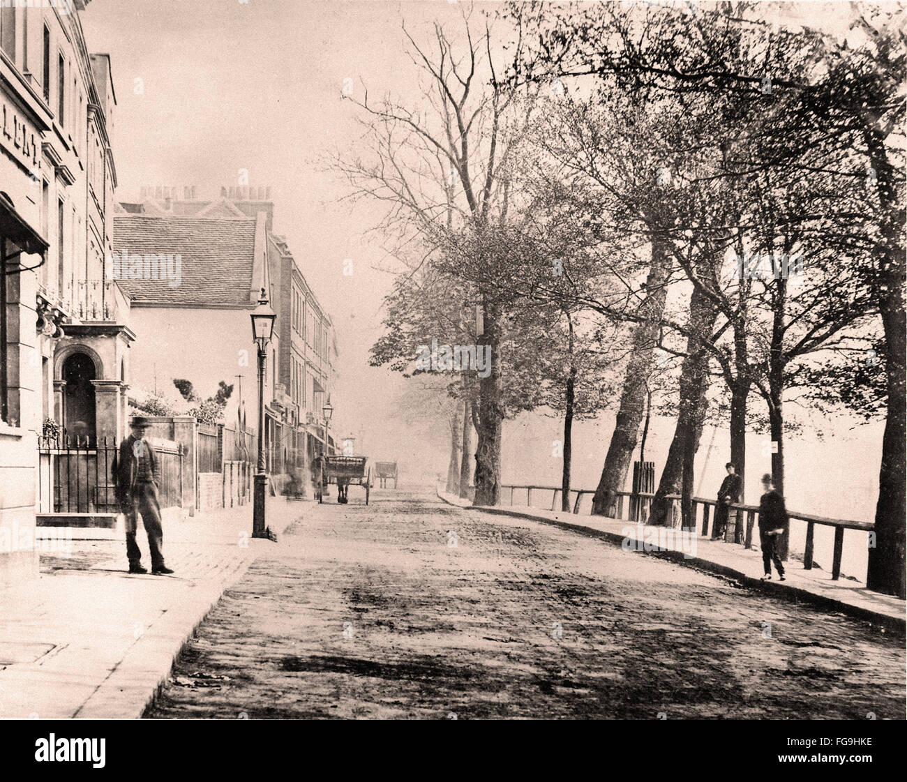 London in 1860 Stock Photo