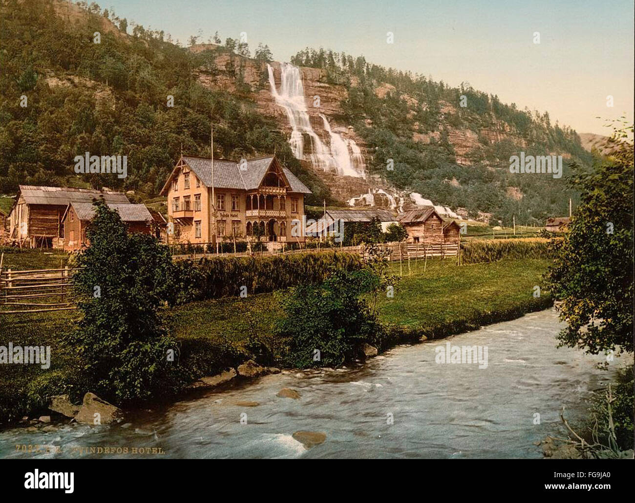 Norway by Photochrom -1890 1900 Stock Photo