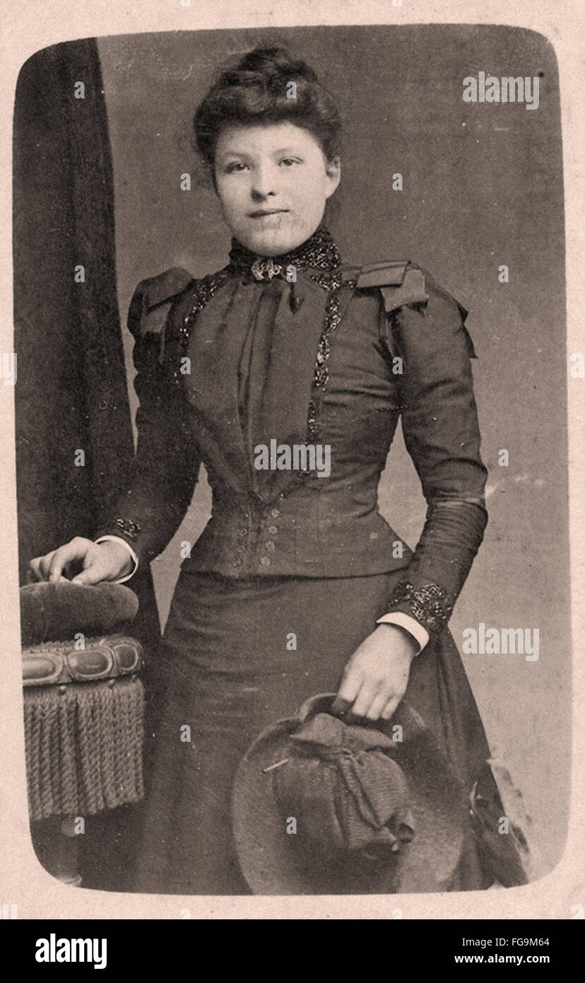 Portrait of a Victorian Lady Stock Photo