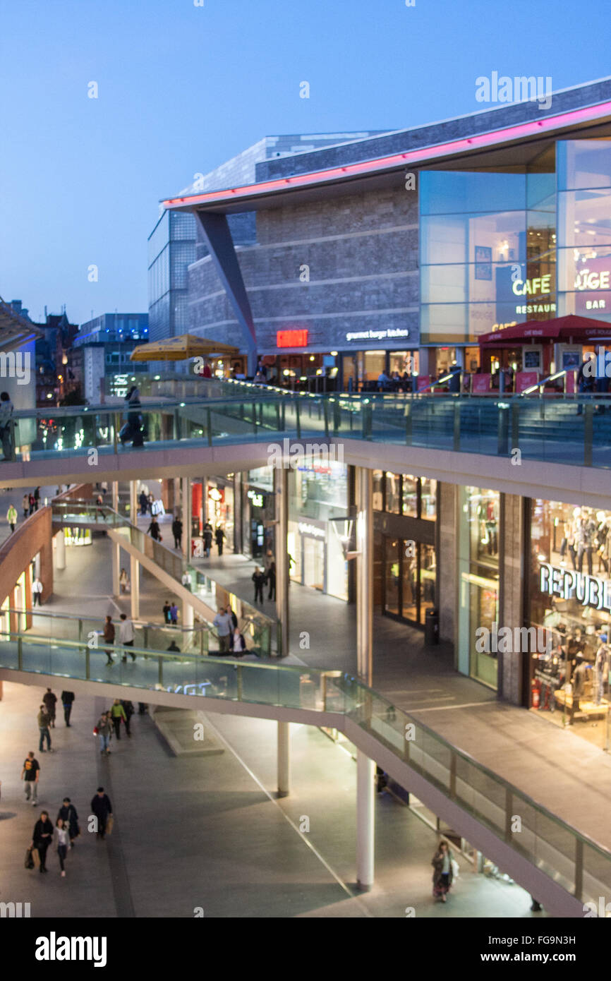 Liverpool One Shopping Mall,Centre,Center,England Stock Photo Alamy