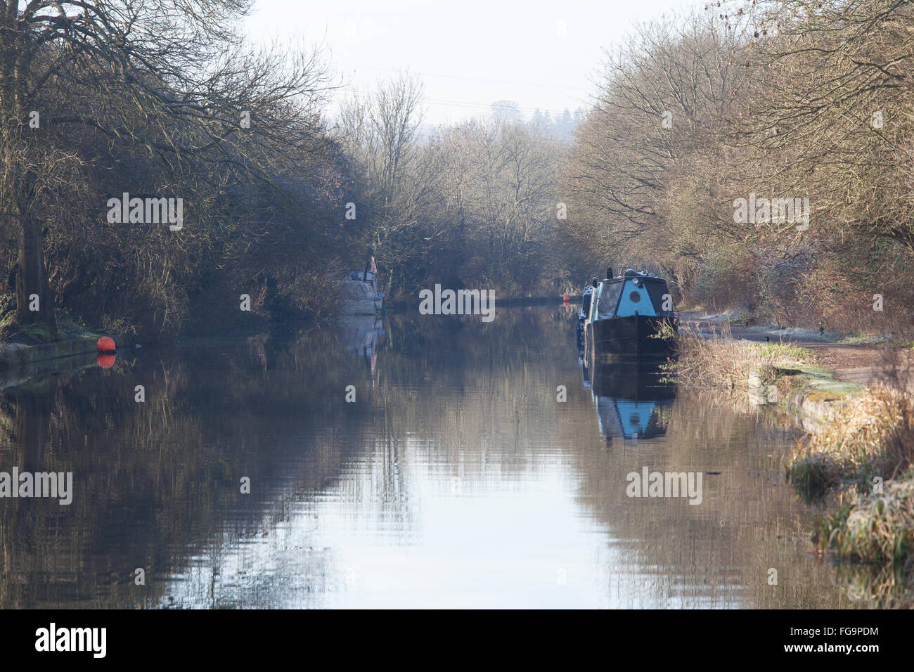 Grand Union Canal Croxley Green Stock Photo