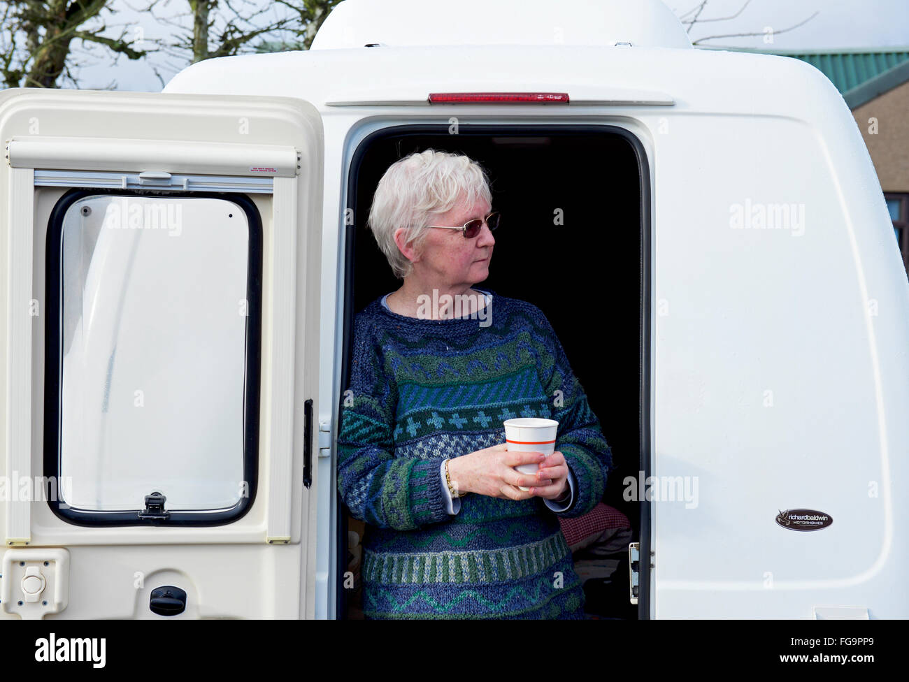 Open Camper Door Stock Photos Open Camper Door Stock