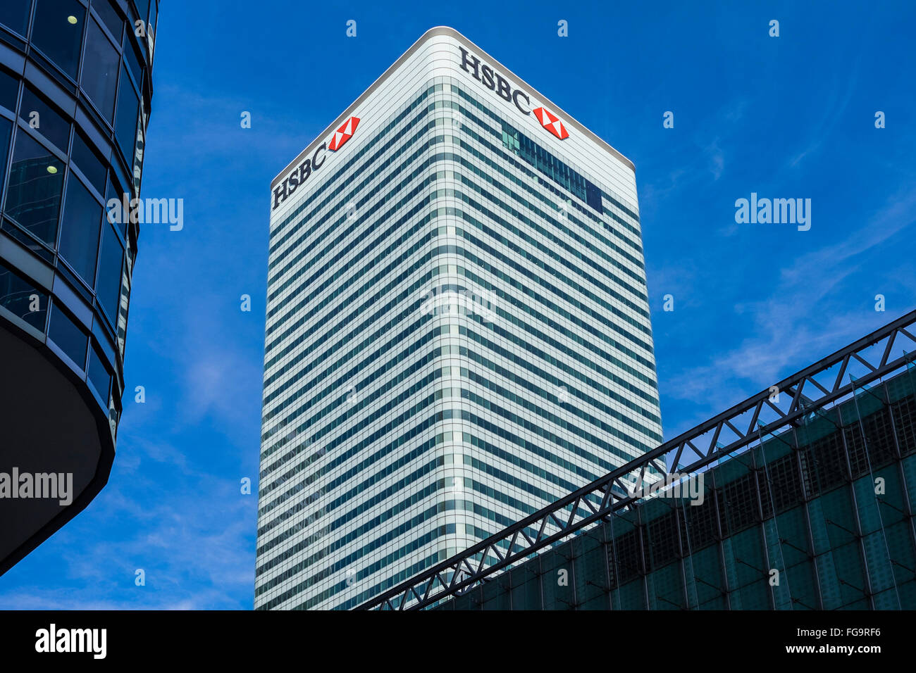 Hsbc bank tower canary wharf hi-res stock photography and images - Alamy