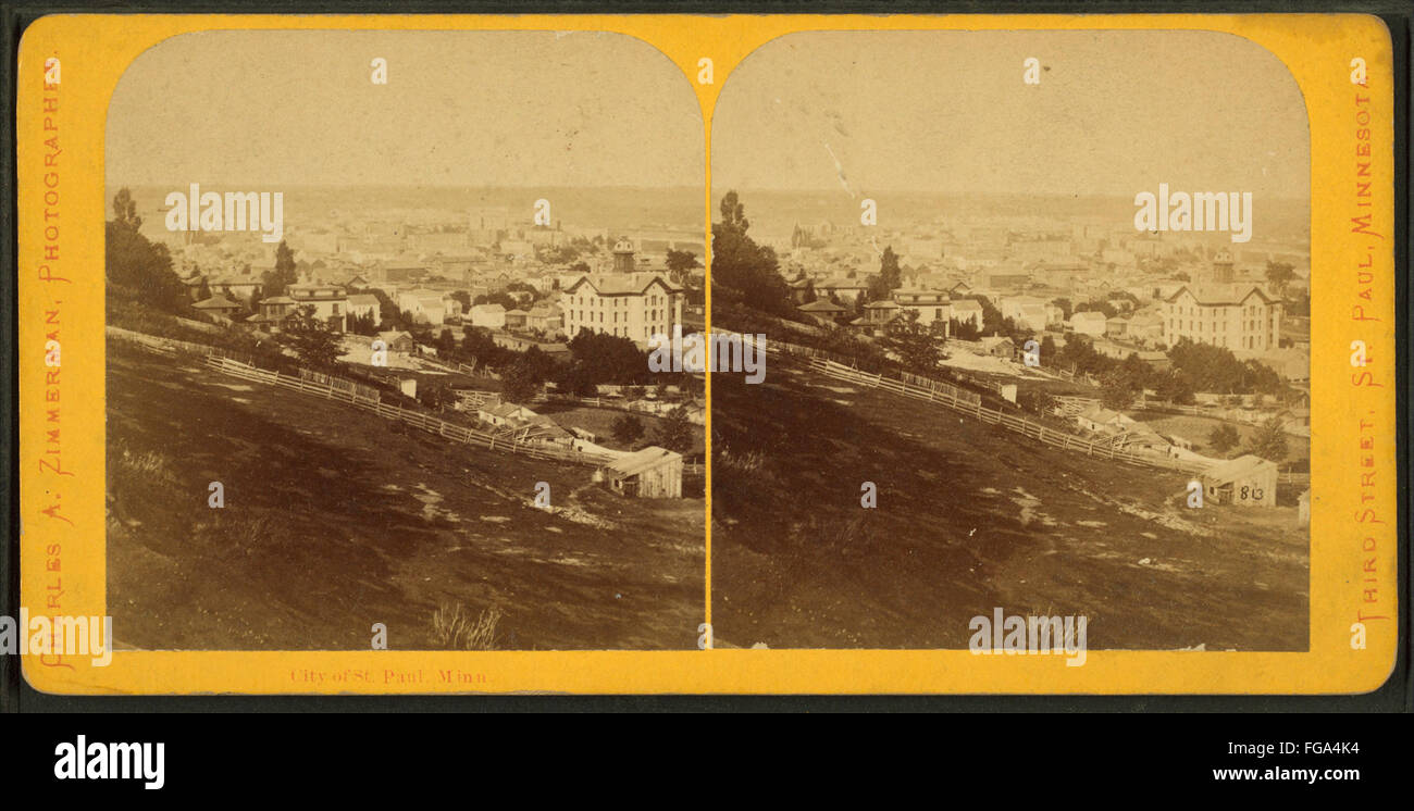 A photograph by Charles A. Zimmerman showing the city of