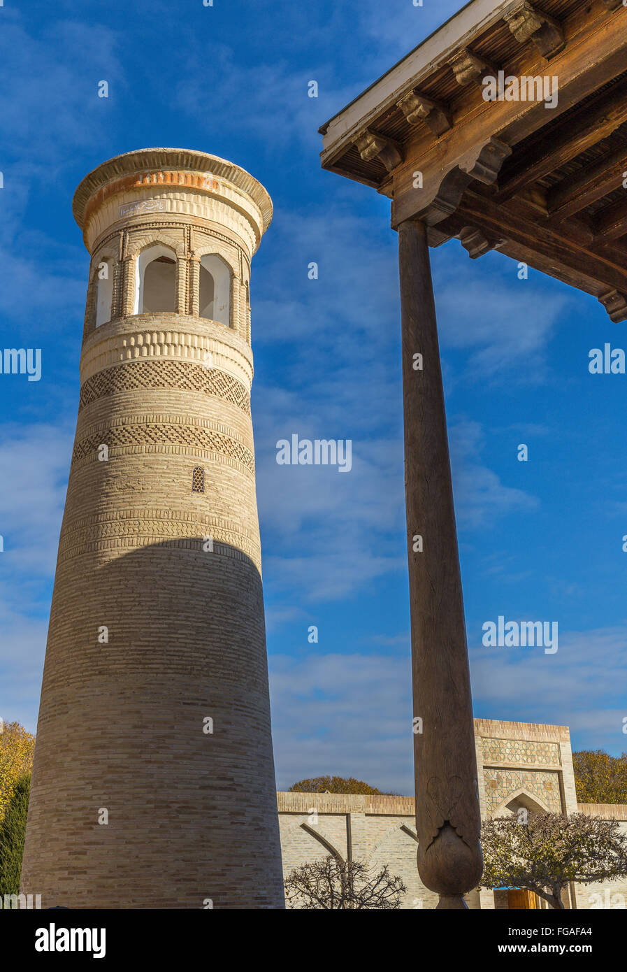 Bakhouddin Nakshbandi complex is a pilgrimage site for Sufi Muslims. One of the holiest places in Central Asia. Stock Photo