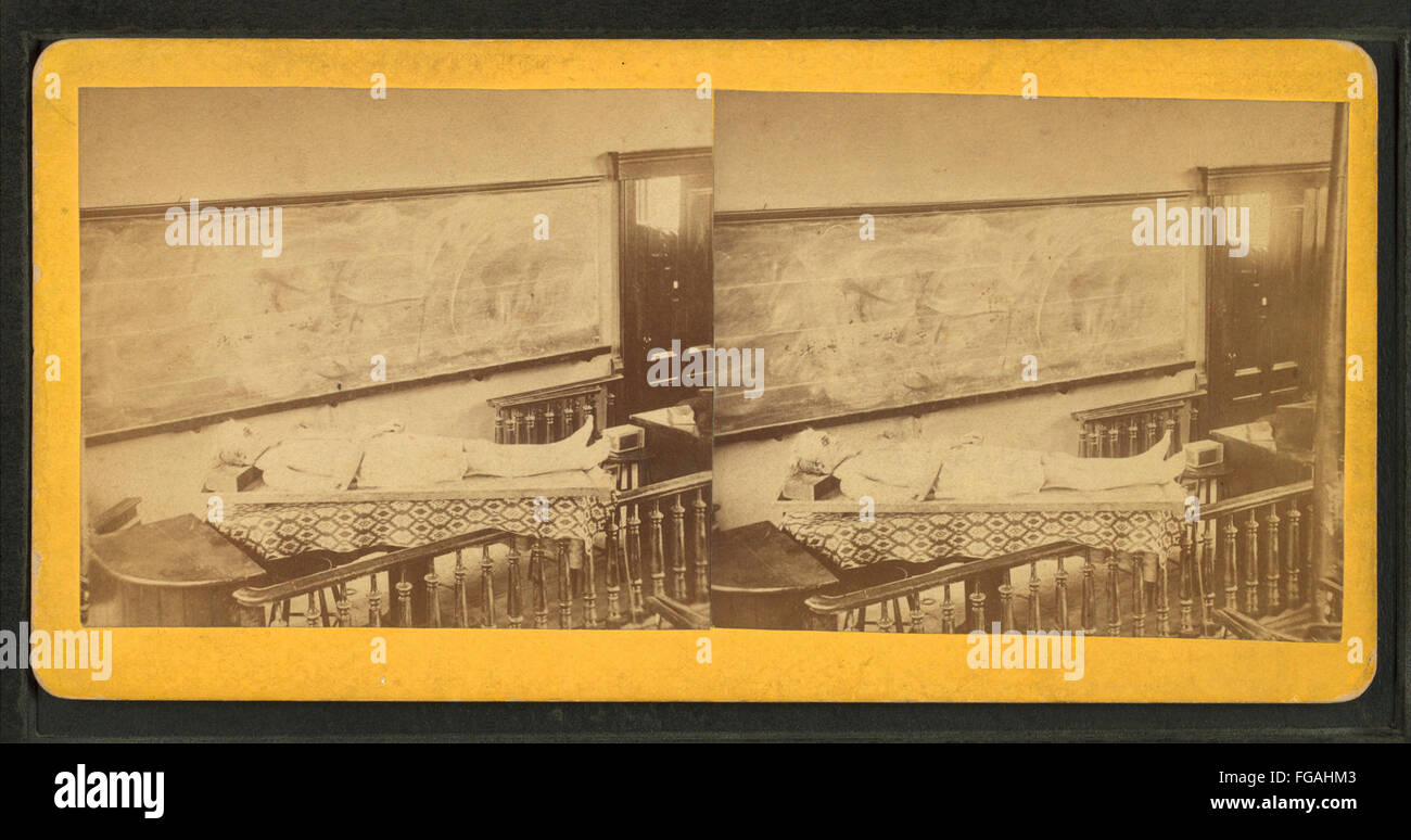 'Evans, the Northwood murderer, on the Dissecting table of the Medical College' (Dartmouth