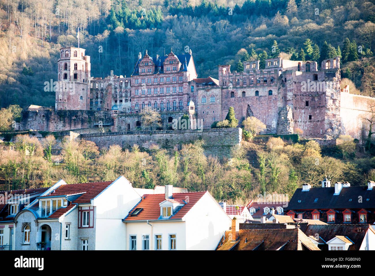 Castle Heidelberg, Baden-Wuerttemberg, Germany Stock Photo