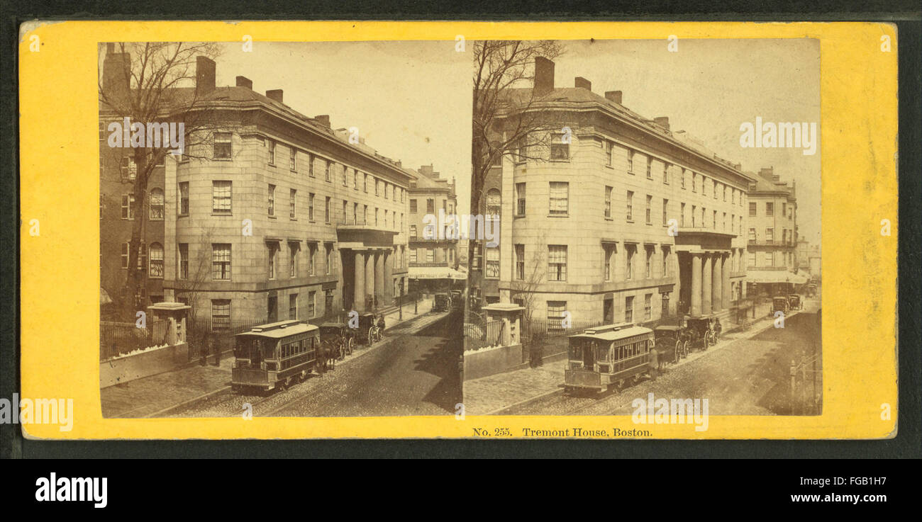 Tremont House, Boston, by Soule, John P., 18271904 Stock Photo Alamy
