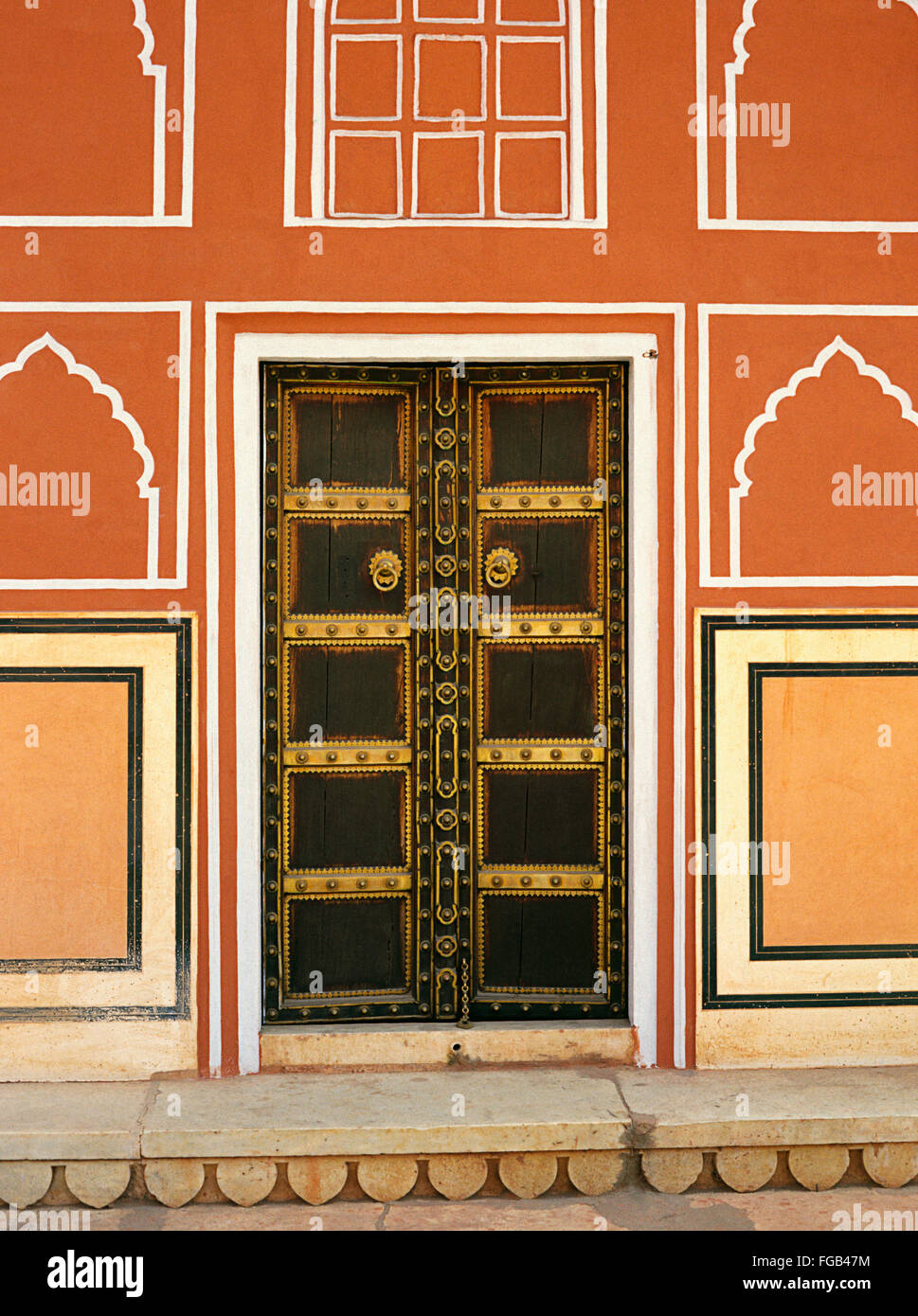 Doors of the Jaipur Palace Stock Photo Alamy