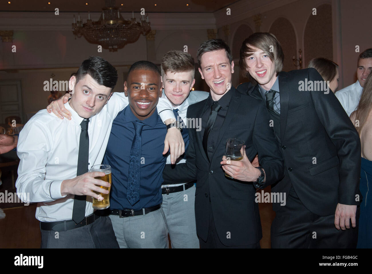 teenage prom for teenagers to mark coming of age Stock Photo