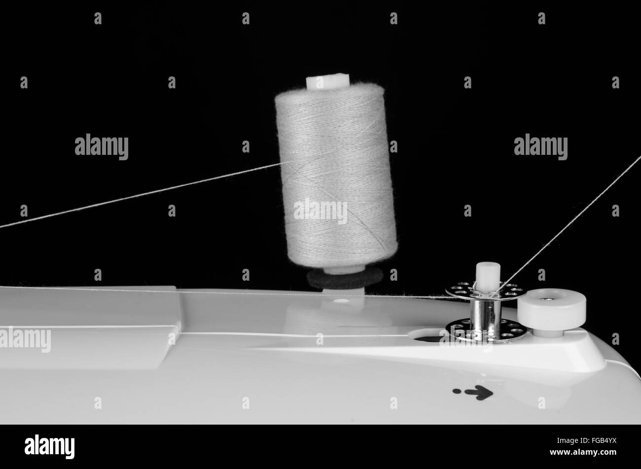 Detail take of a sewing machine Stock Photo Alamy