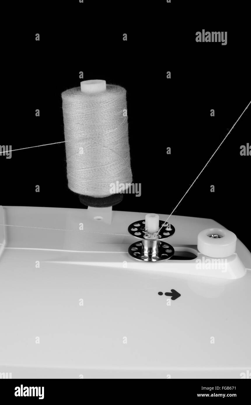 Detail take of a sewing machine Stock Photo Alamy