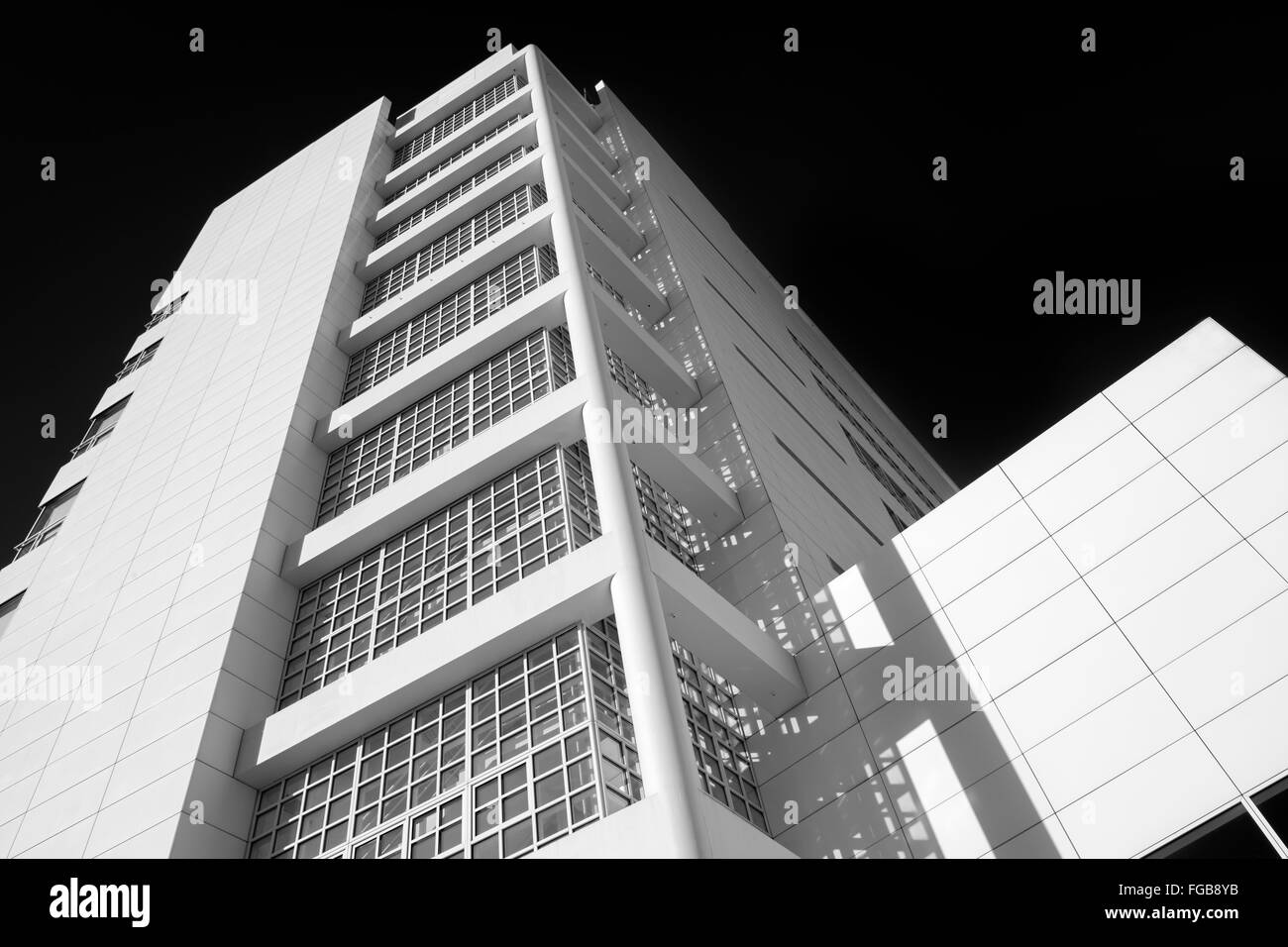 Detail of the city hall of The Hague (The Netherlands) Stock Photo