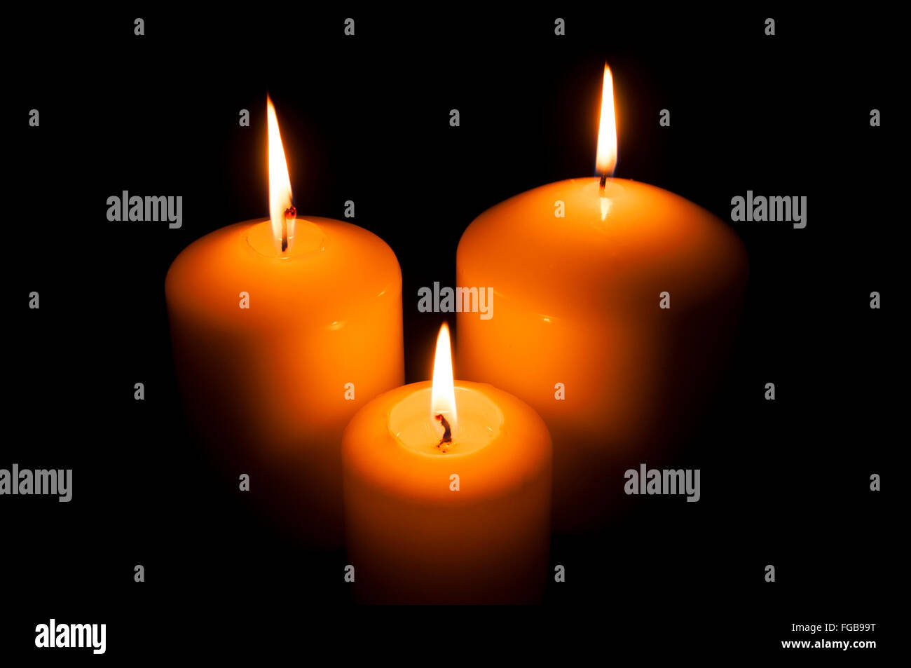 calm, bright, can be romantic or festive light candles on a black