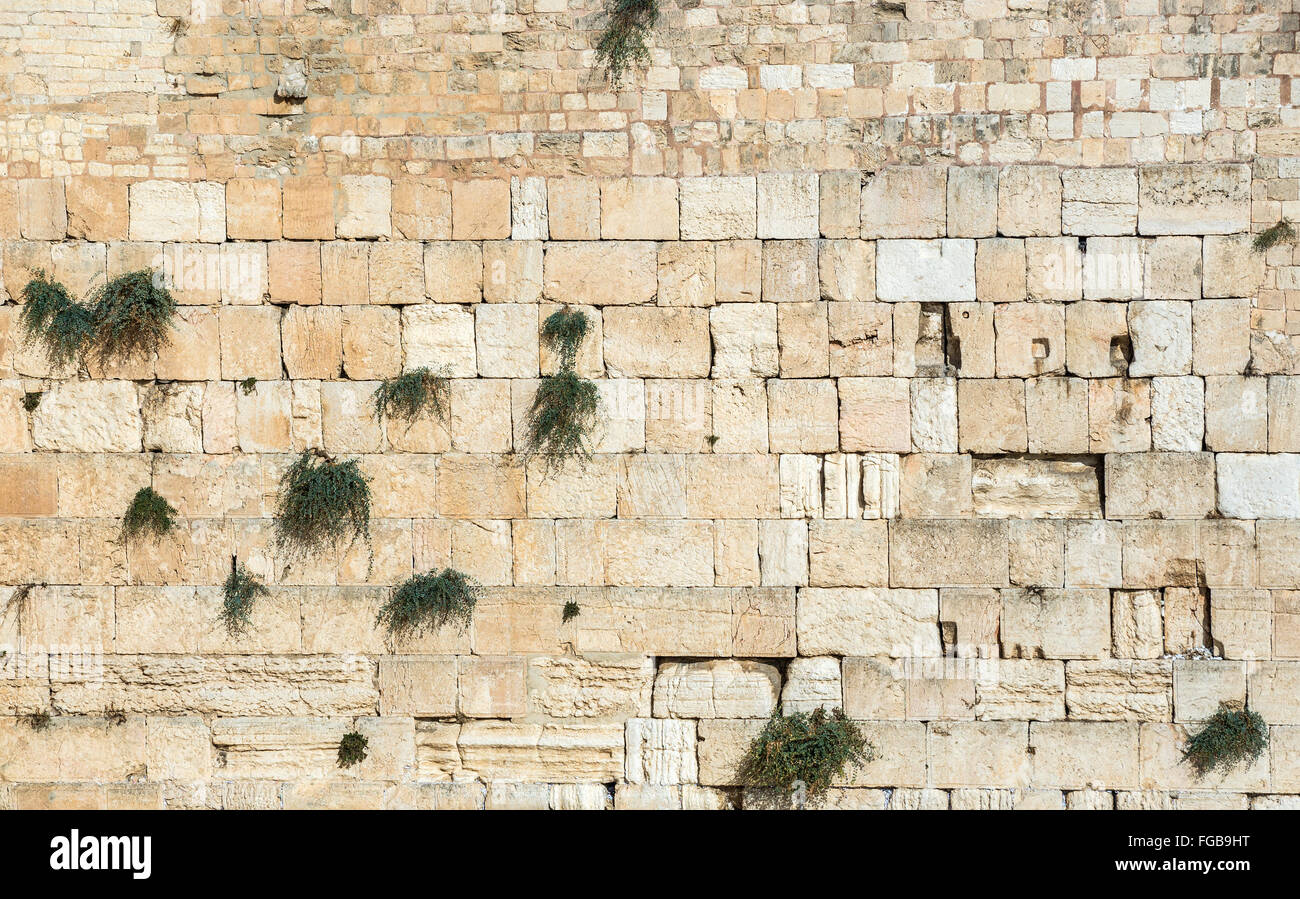 Western Wall (also called Kotel or Wailing Wall) in Jewish Quarter of
