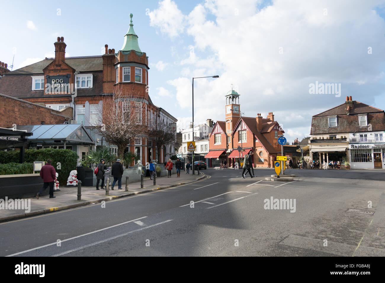 Wimbledon High Street in Wimbledon Village, London, UK Stock Photo Alamy