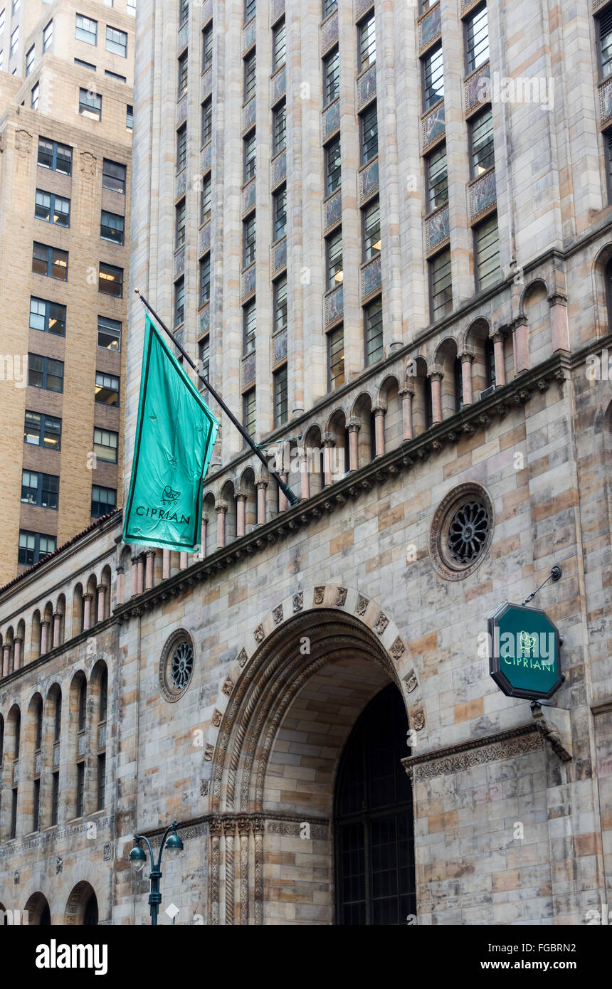 Cipriani 42nd Street at 110 E 42nd Street in New York City, USA Stock