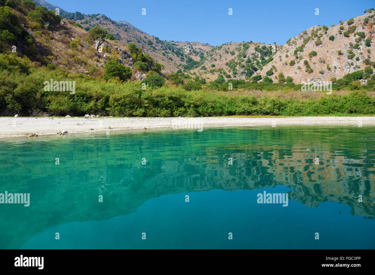 Lake in the Hills Stock Photo Alamy