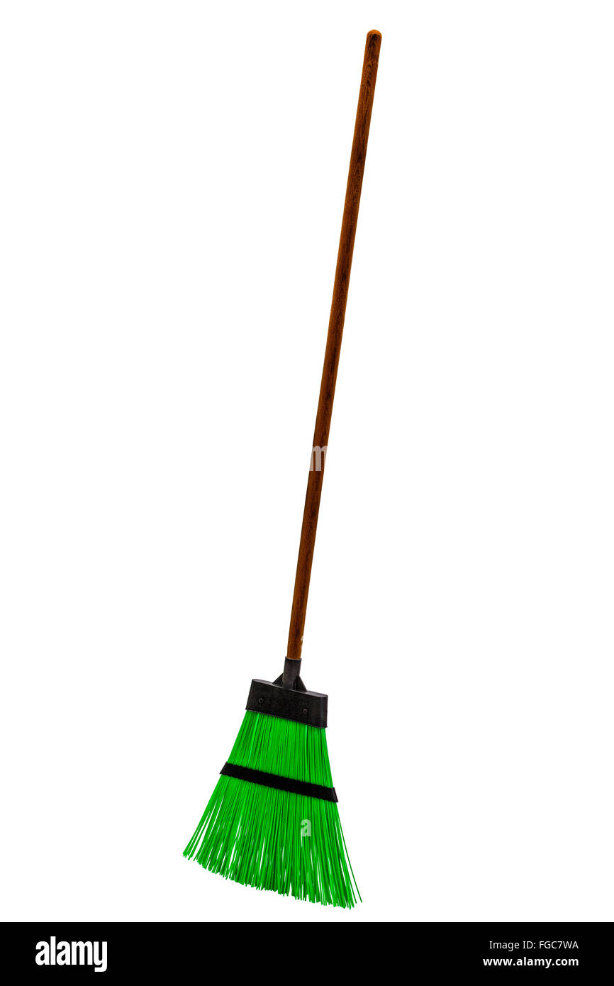 Sweeping with broom Cut Out Stock Images & Pictures Alamy