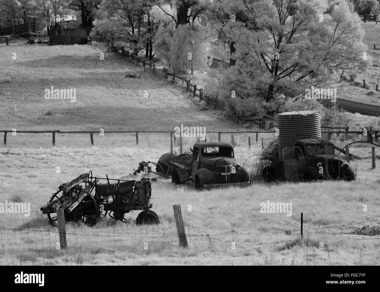 Old farm vehicles hires stock photography and images Alamy