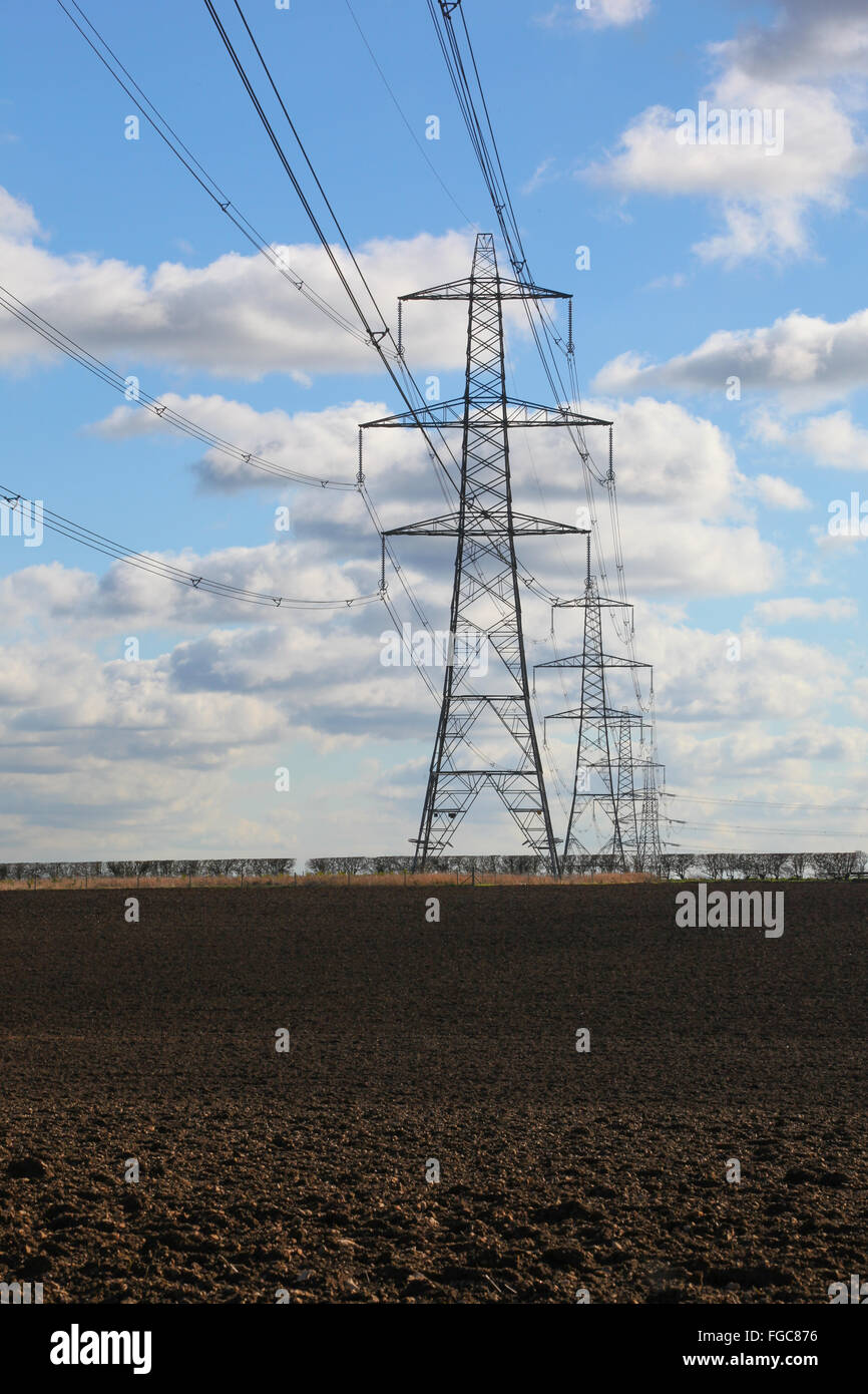 Pylon, pylons, electricity, power, energy, tower, cable, industry