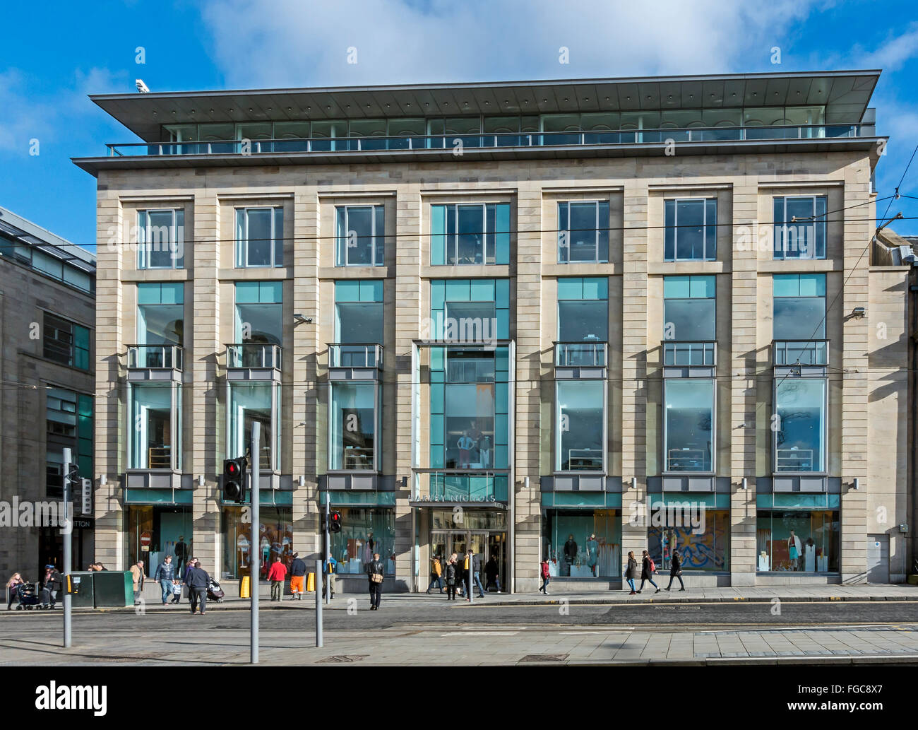 Harvey Nichols store St. Andrew Square Edinburgh Scotland Stock Photo