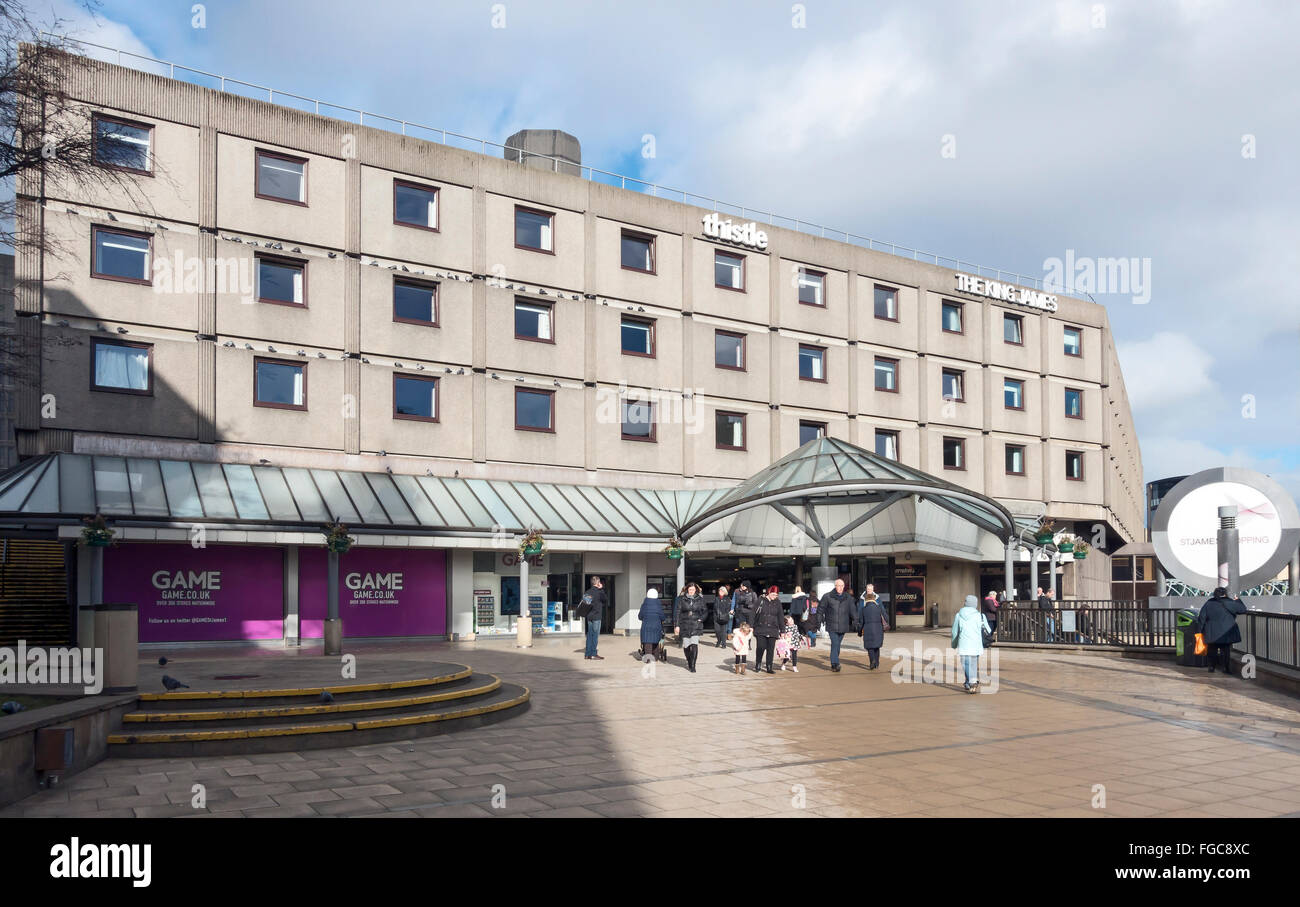 St. James shopping centre Leith Street  Edinburgh Scotland Stock Photo