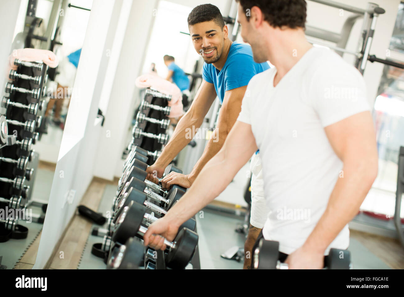 Black men with muscles hi-res stock photography and images - Alamy