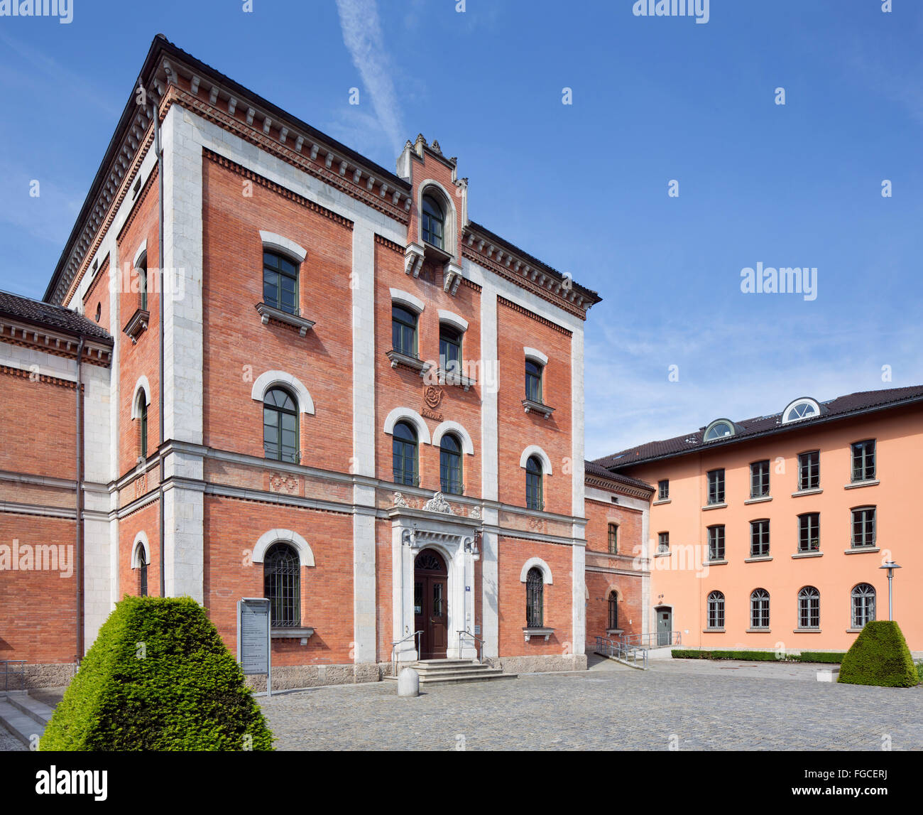 Town hall, Rosenheim, Upper Bavaria, Bavaria, Germany Stock Photo