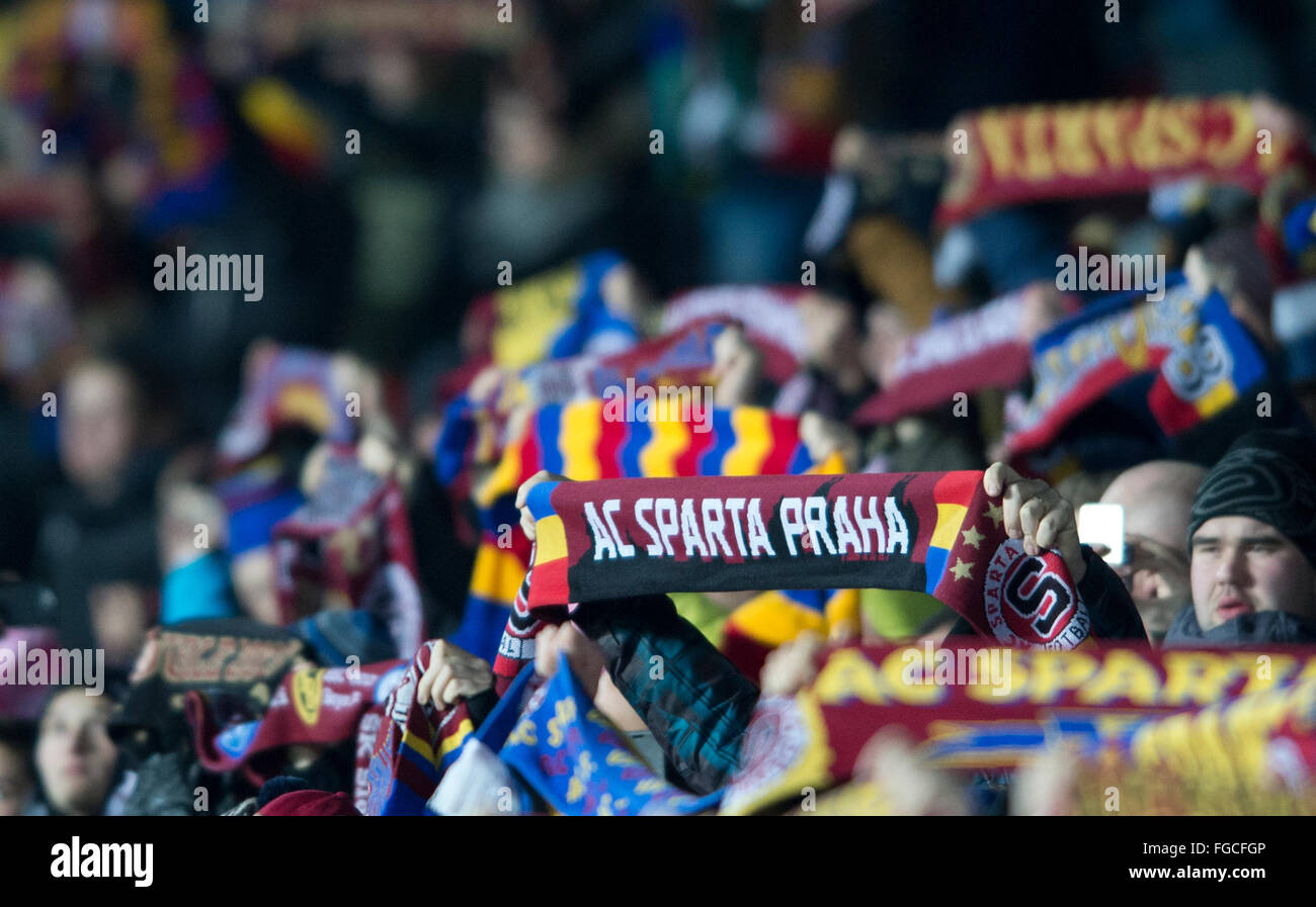 Slavia Prague Fans in the Stands Editorial Stock Photo - Image of