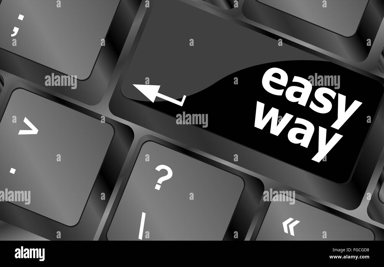 Easy icon internet button Black and White Stock Photos & Images - Alamy