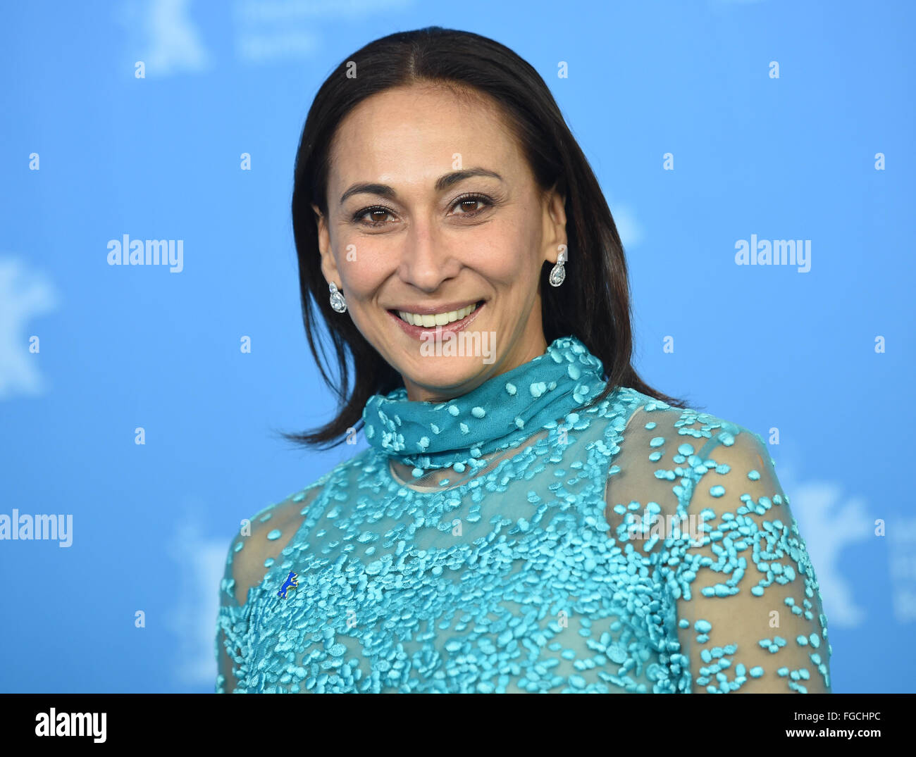 Berlin, Germany. 18th Feb, 2016. 66th International Film Festival in Berlin, Germany, 18 February 2016. Photo Call 'Hele Sa Hiwagang Hapis' ('A Lullaby To The Sorrowful Mystery'). Cherie Gil. The film is shown in the section Competition of the Berlinale. The Berlinale runs from 11 February to 21 February 2016. PHOTO: BRITTA PEDERSEN/dpa/Alamy Live News Stock Photo