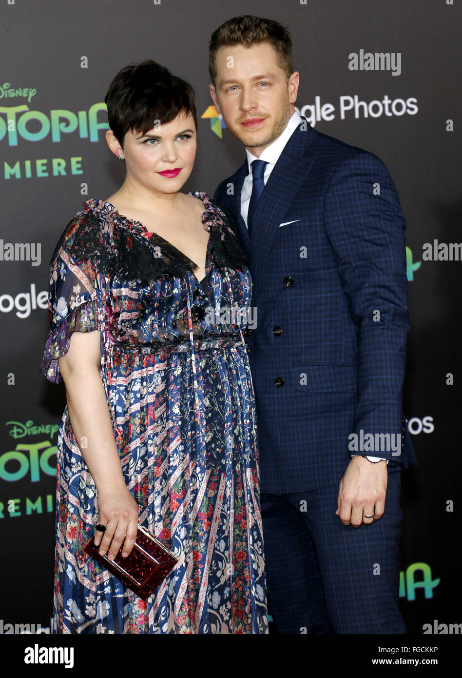 Ginnifer Goodwin and Josh Dallas at the Los Angeles premiere of