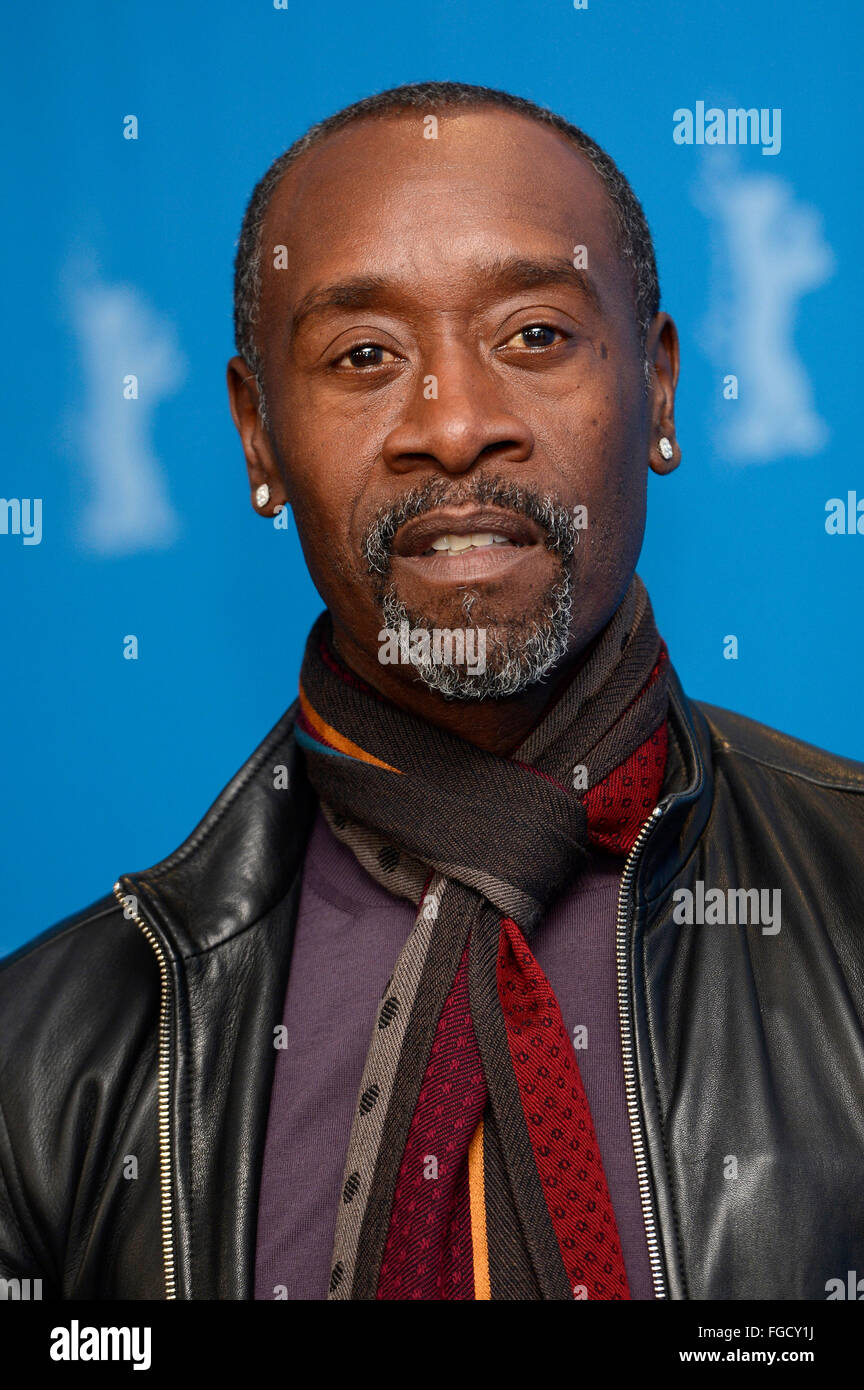 Berlin, Germany. 18th Feb, 2016. Don Cheadle during the 'Miles Ahead' photocall at the 66th Berlin International Film Festival/Berlinale 2016 on February 18, 2016 in Berlin, Germany./picture alliance © dpa/Alamy Live News Stock Photo