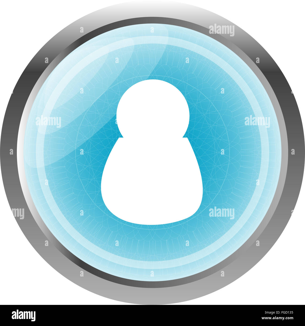 Male blue signs. web icon button isolated on white Stock Photo - Alamy