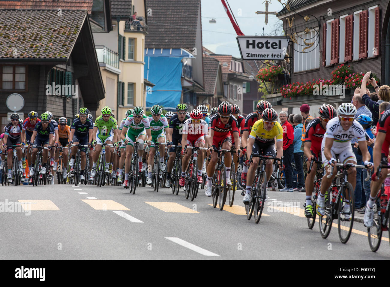 Tour de Suisse Stock Photo