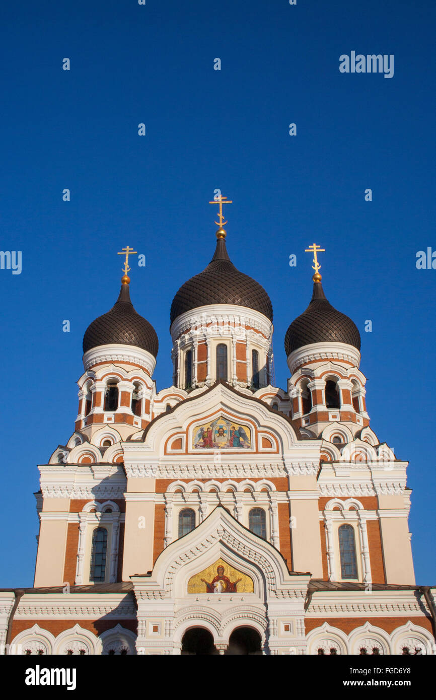 Spectacular Alexander Nevsky Cathedral In Central Tallinn On A Cloudy Summer Day Tallinn Estonia Image572833474