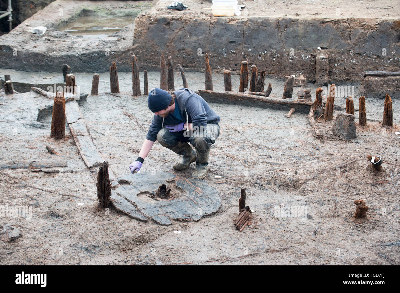 Archaeologists have uncovered a 3000 year old Bronze Age wheel at Must